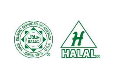 ISA Halal logos.