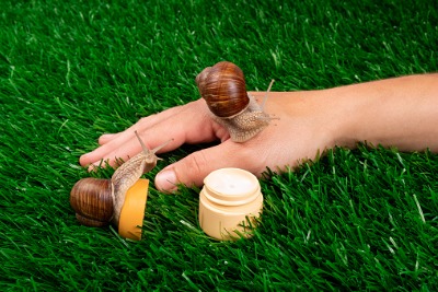 Snail mucin is used in Korean beauty products.